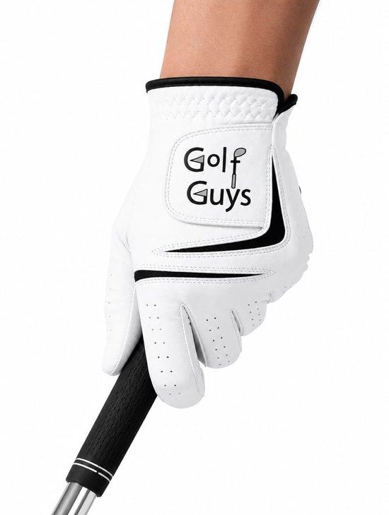 Golf Guys - Dutch Tour White XV1 - Cabretta Golfhandschoen - Linkshandig - Medium van Merkloos — afbeelding 5