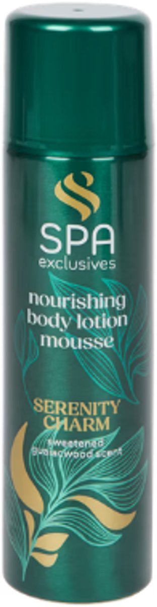 SPA Exclusives Body Lotion Mousse - Serenity Charm | 1x 150 ml - Waterlelie & Sandelhout | Voedende Bodylotion Mousse