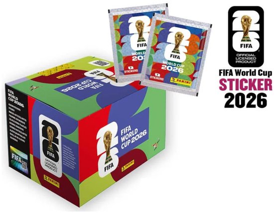 Display 100 Packs Panini FIFA World Cup 2026