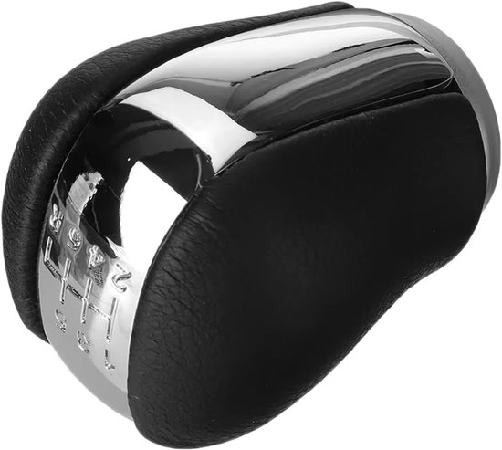 Versnellingspookknop - Schakelpook Handbal - Rijervaring Verbeteren - 6 Versnellingen - 200 Gram - Zilver Zwart van Merkloos — afbeelding 5