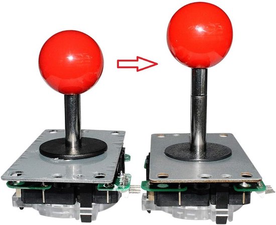 Joystick Verlengstuk - Verlengstang Set - Gaming Aanpassing - Chrome Afwerking - 15 mm - Zilver — afbeelding 2