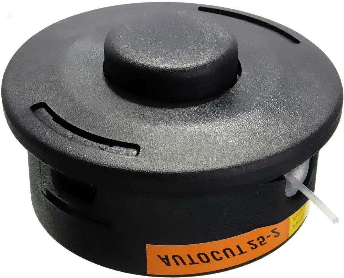 Trimmerkop Nylon Lijn - Grasmaaier Accessoire - Gras Snijden - Robuust en Duurzaam - 125 x 50 mm - Zwart