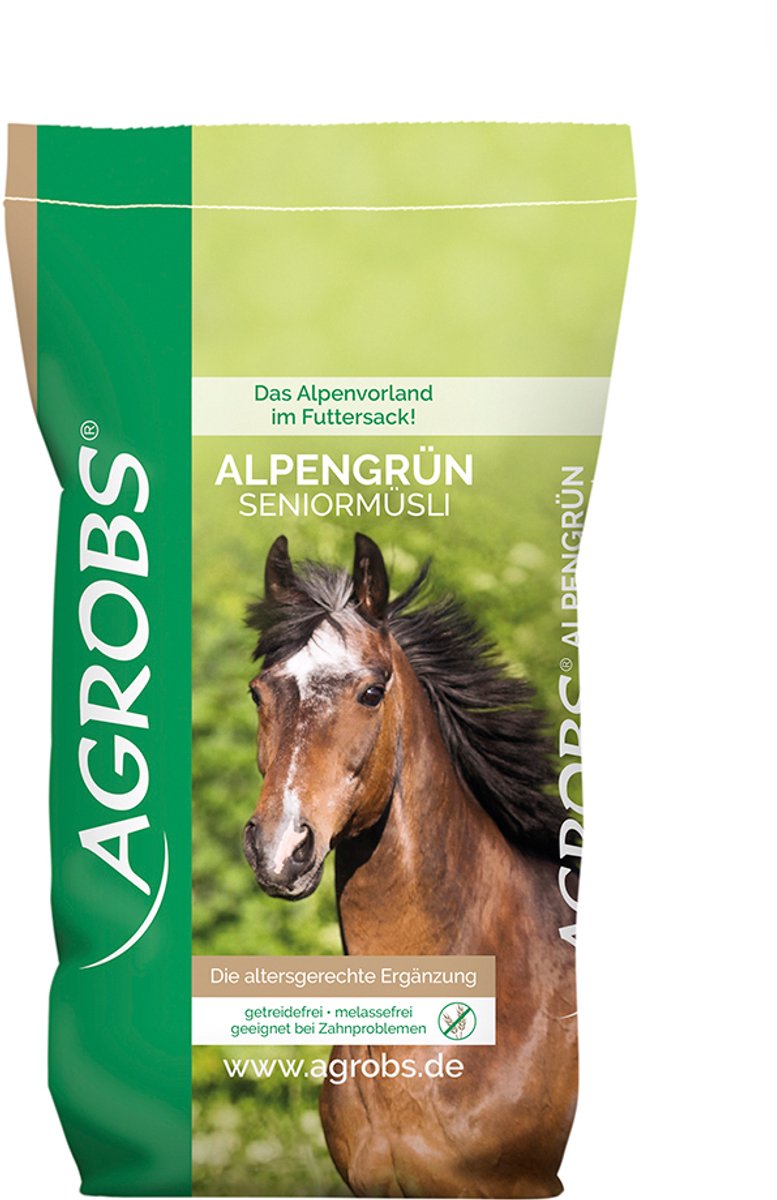 Agrobs Alpengrün senior muesli - 15 kg