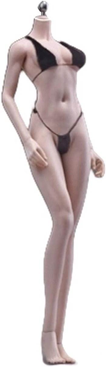 Actiefiguur Lichaam - Figuur Basis Modelfiguur - Personages Creëren - Naadloos Ontwerp - 27 cm - Donkerbruin
