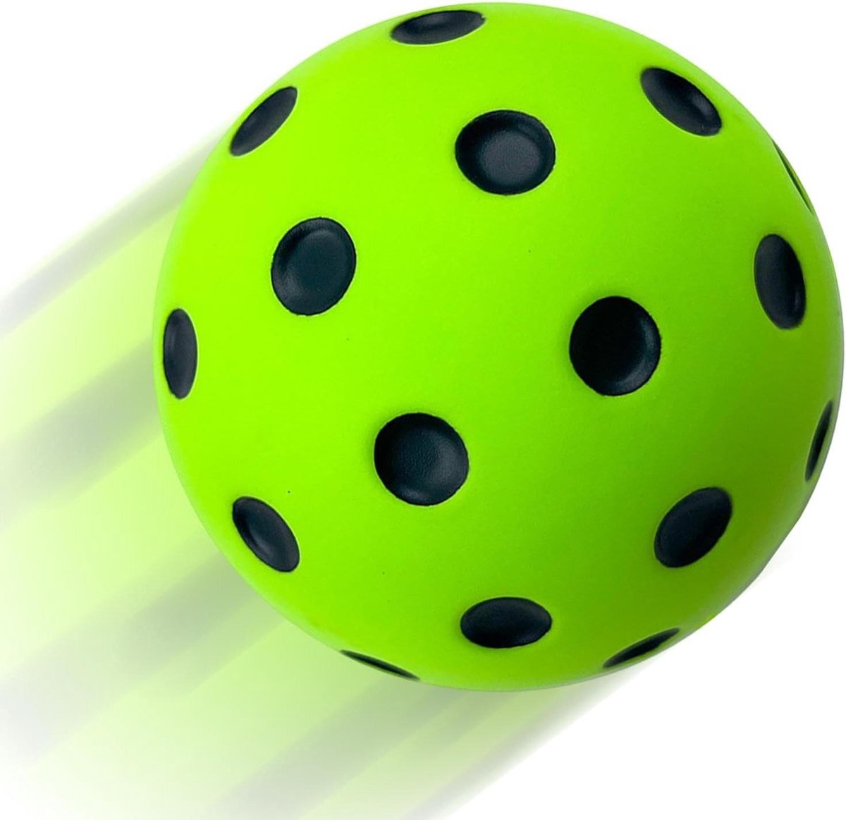 Pickleball Ballen - Schuimrubberen Ballen - Stil Spel - Geluidsreducerend Ontwerp - 7.4 cm Diameter - Groen