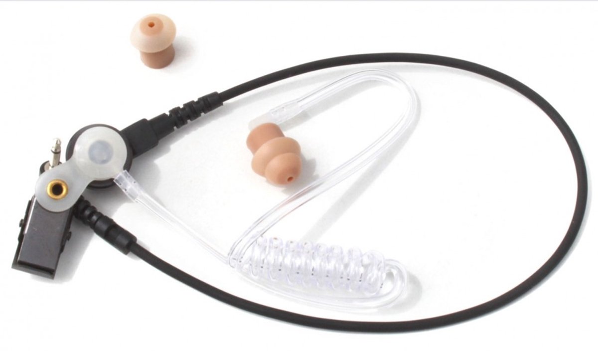 Albrecht E30 Security headset Luchtslangetje Listen Only 2,5mm mono voor portofoon