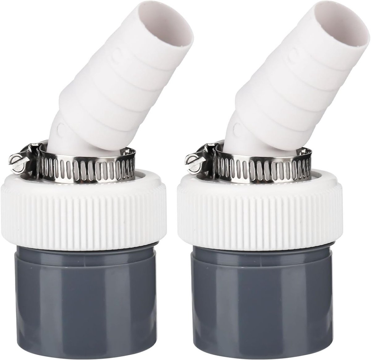 Wasmachine afvoeraansluiting adapter set voor afvoerbuizen Ø 18-24 mm en Ø 40 mm, geschikt voor vaatwasser en wasmachine