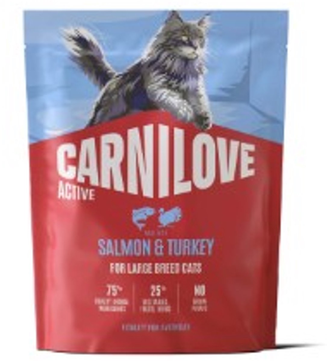 Carnilove CARNILOVE ACTIVE - Cat - Salmon & Turkey for Adult Large Breeds 400g