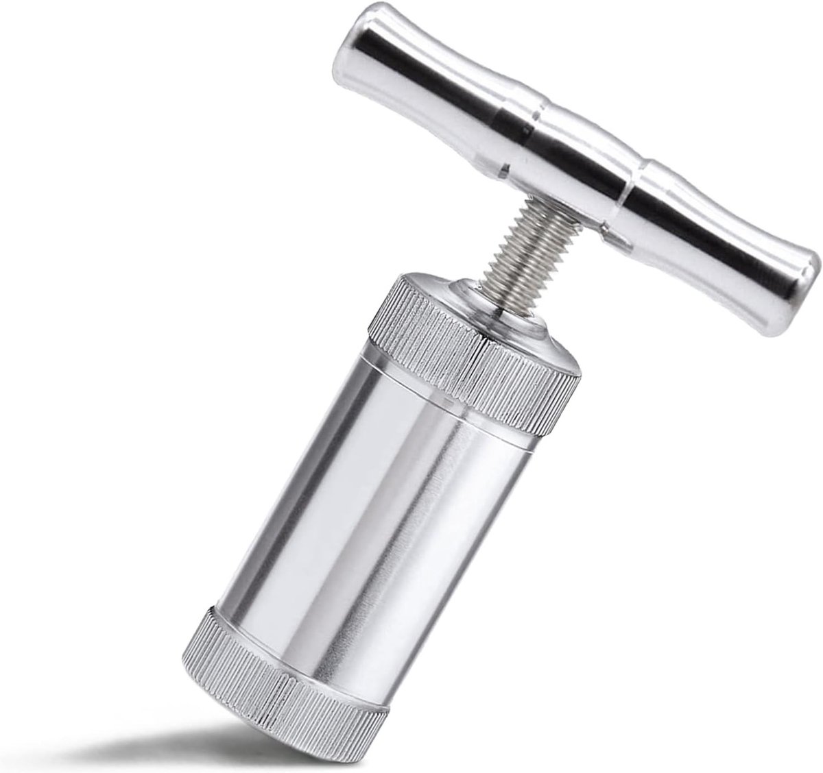 RVS Pollenpers - T-Press Tool voor het Samendrukken van Kruidens, Specerijen en Knoflook