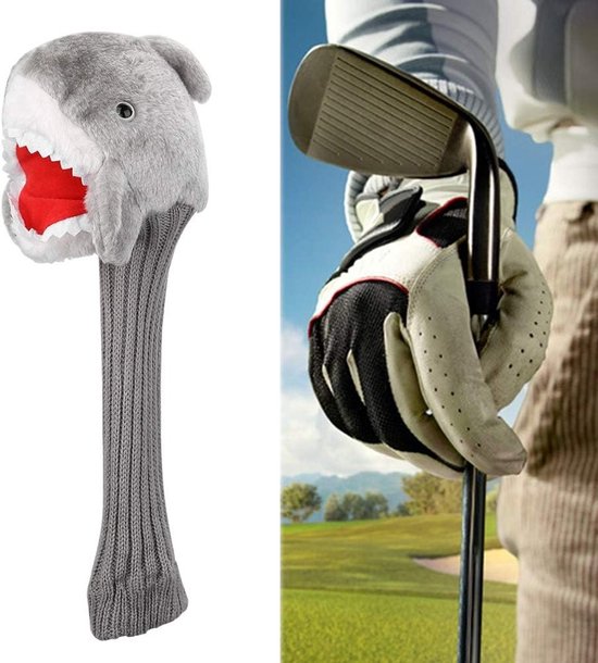 Dailygoods- Golf Club Cover Haaienkop - Handgemaakt - Zacht & Elastisch - Universele Pasvorm - Bescherming tegen Krassen - Lange Levensduur - Headcover van Dailygoods — afbeelding 5