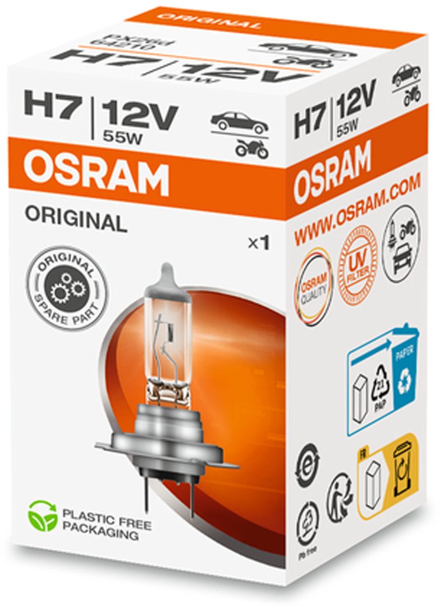 Osram Original Line halogeenlamp - H7 Autolamp - 12V – foto 3