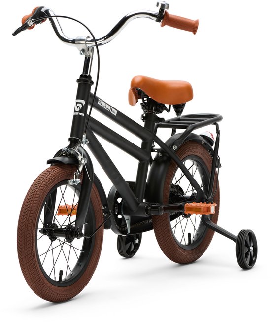 Generation City 14 inch Matzwart - Kinderfiets van Generation — afbeelding 2