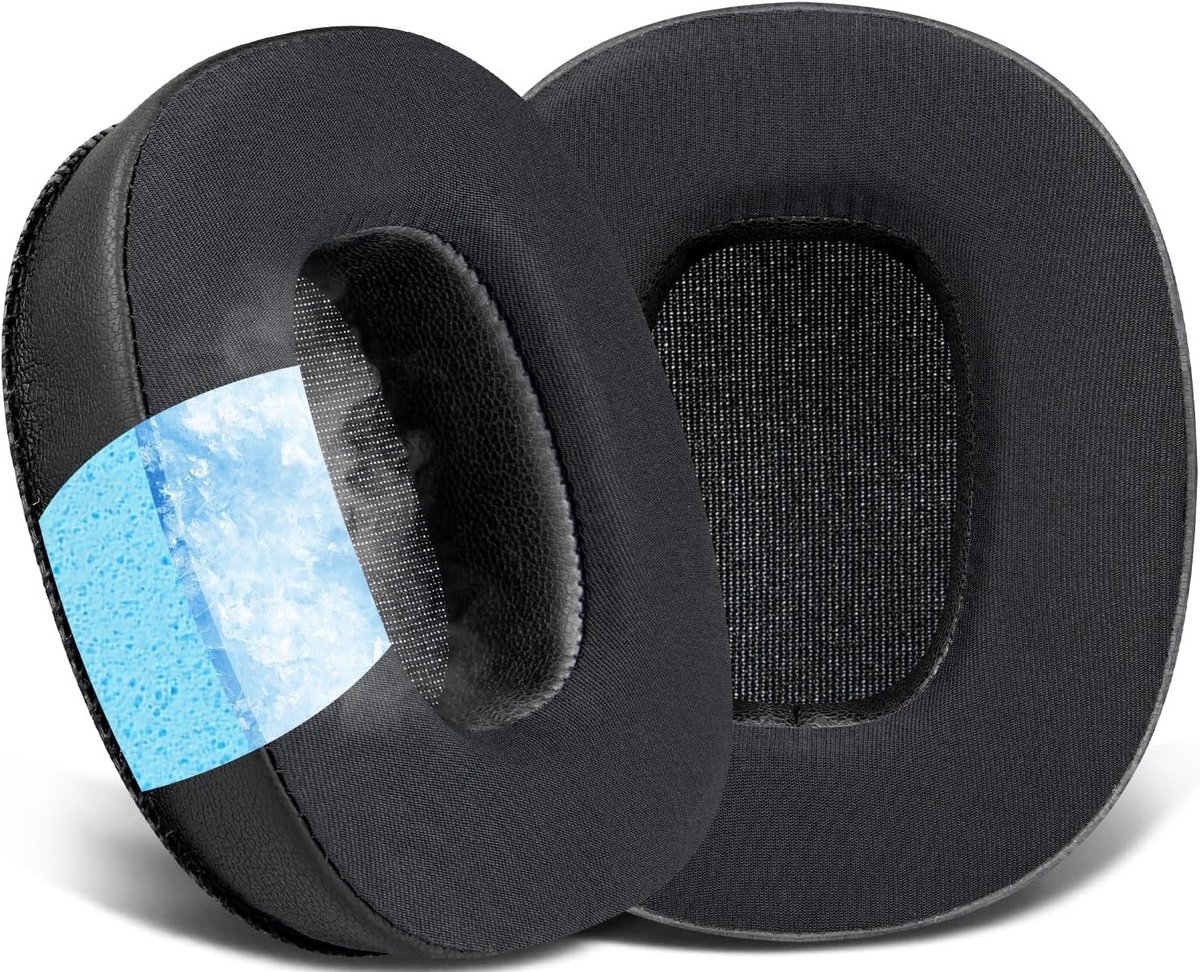 Vervangende Koel Gel Oorkussens voor Over-Ear Hoofdtelefoons, Geluidsisolatie en Comfortabele Pasvorm