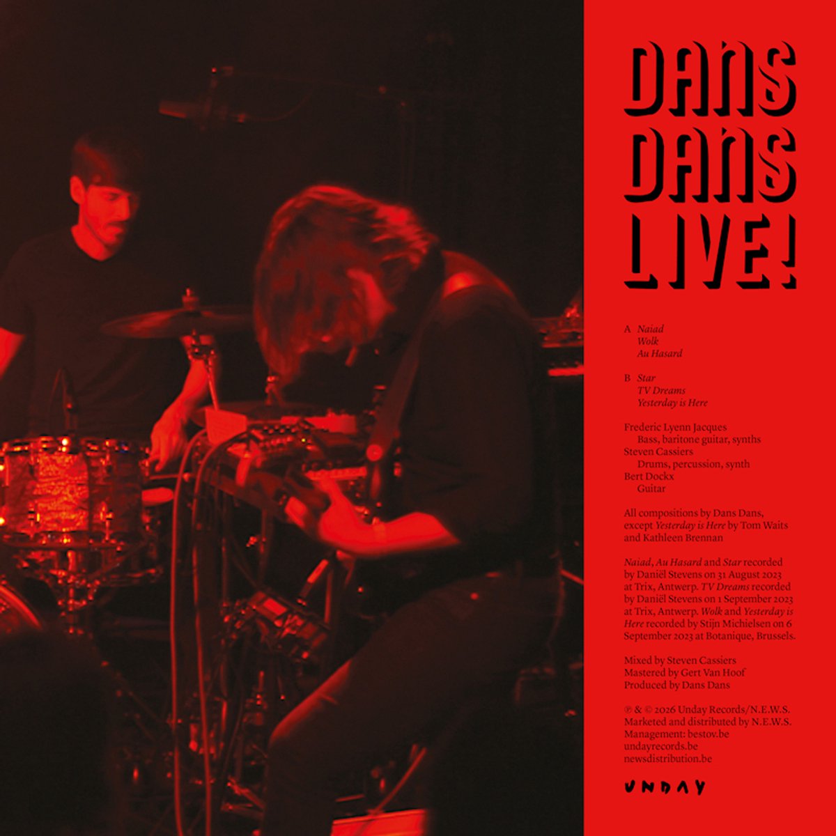 Dans Dans - Live! (LP) (RSD)