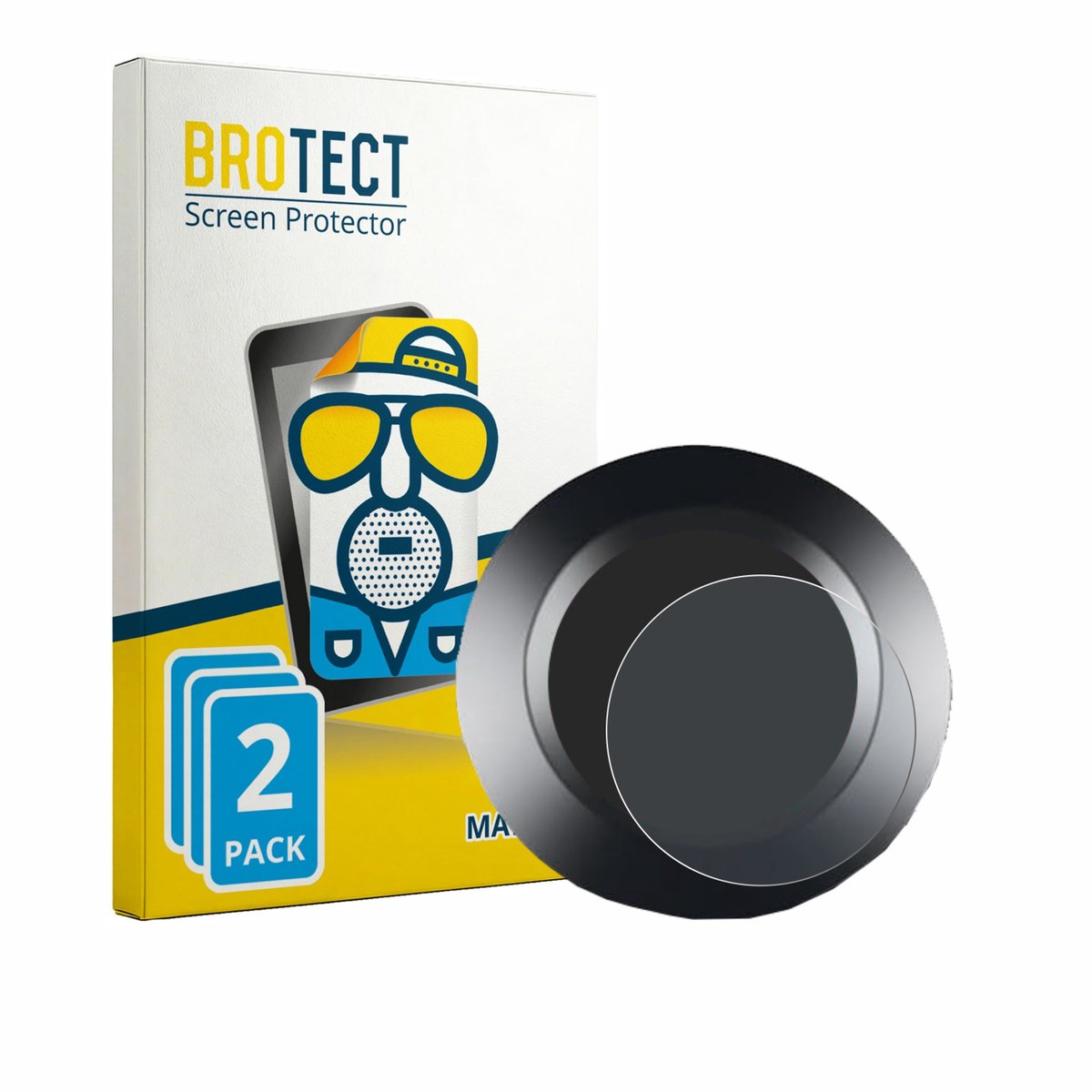 BROTECT - Screenprotector voor ZMCVOE Bike Computer - Folie Beschermfolie matte 2 Stuks