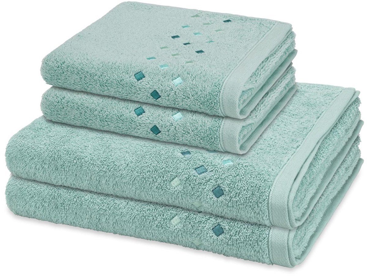 Ross Sonstiges 2 X handdoek 2 X douchehanddoek - in set 4 pack Stoneline