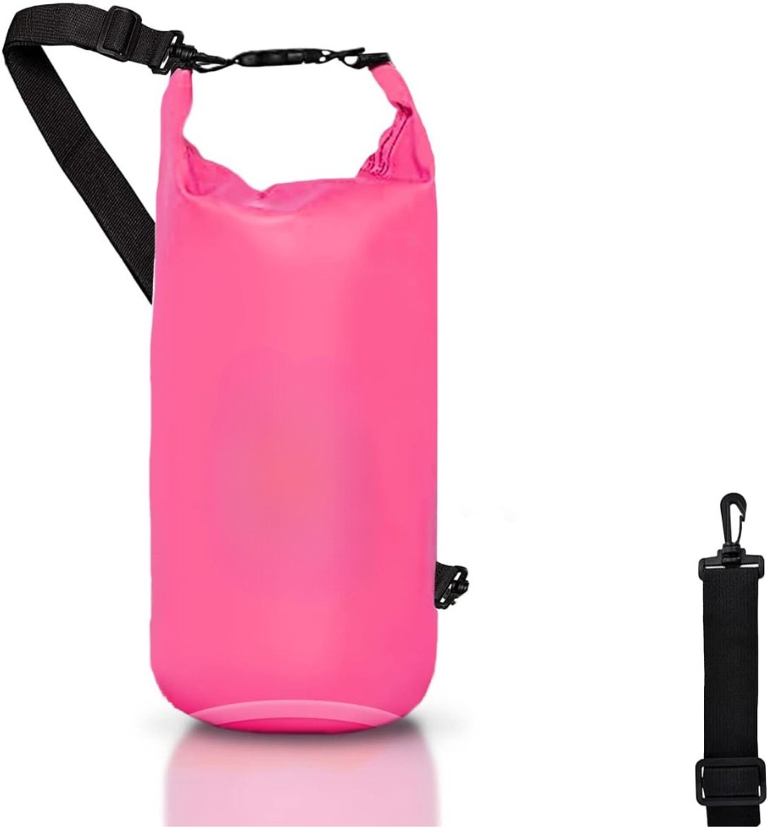 Drybag - Waterdichte Tas / Rugzak - Strandtas - Zwemtas - Wetbag - Droogtas - Outdoor Tas - Synthetisch - 10L - Roze - van Imperatoris