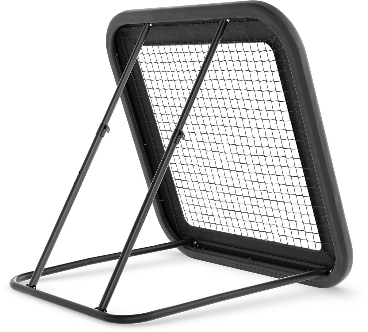 VirtuFit Verstelbare Rebounder Pro - Kickback - 124 x 124 cm - Voetbal Rebounder - Tchouck - Rebounder Trampoline - Inclusief Grondankers - Verstelbaar Voor Verschillende Intensiteitsniveaus - Makkelijk Op Te Bergen - Geschikt Voor Binnen- en Buiten — afbeelding 6