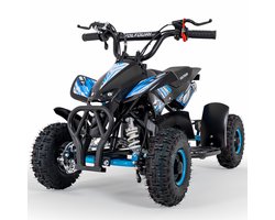 VOLTOURI ATV49-BLUE-4 Mini Quad 49cc – Kinder Quad Blauw