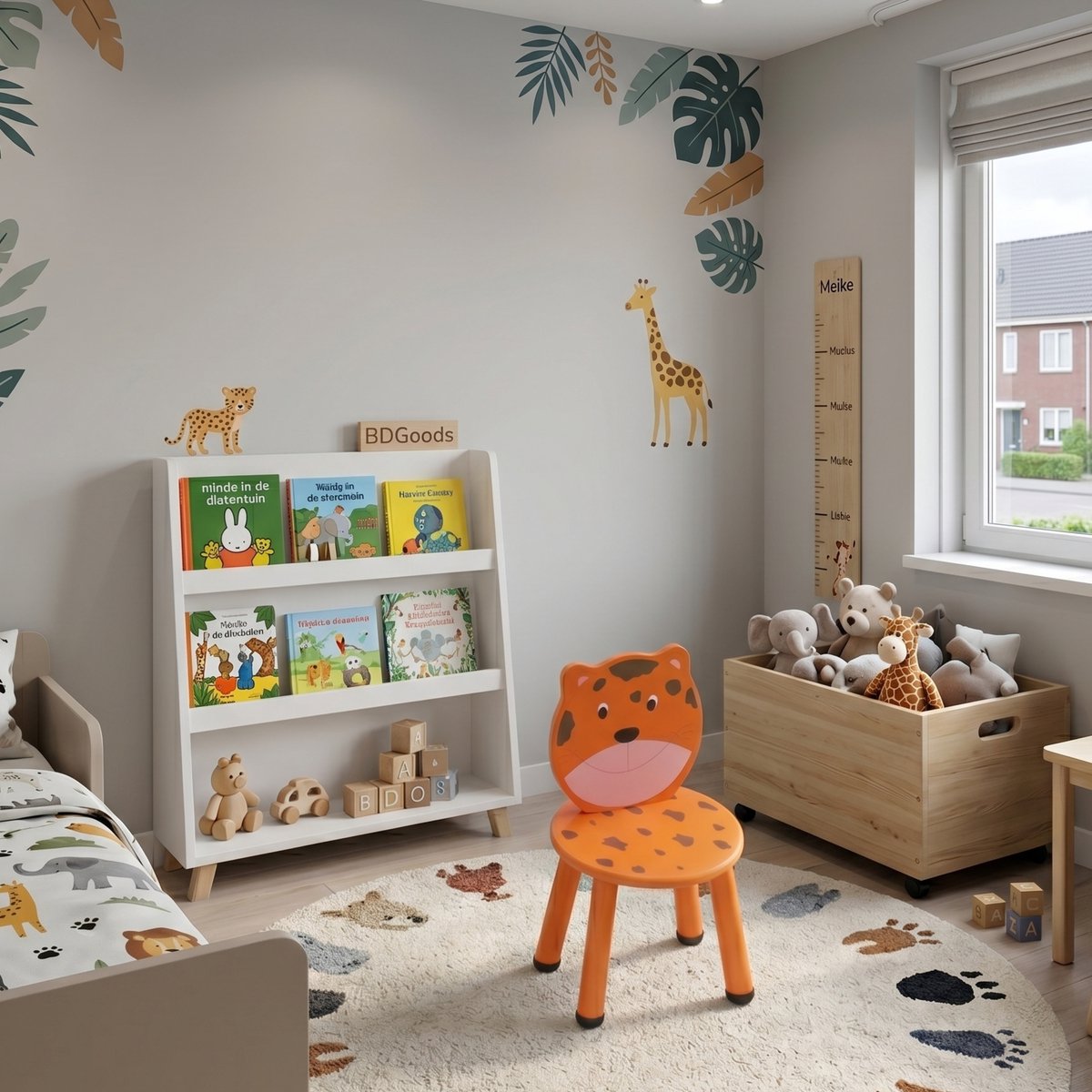 BDGoods Kleuterstoel Tijger - Houten Kinderstoel 2-4 Jaar thumbnail 6