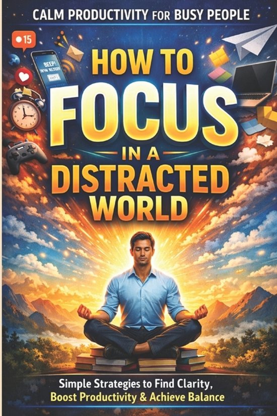 Calm Productivity for Busy People- How to Focus in a Distrac ... - cover