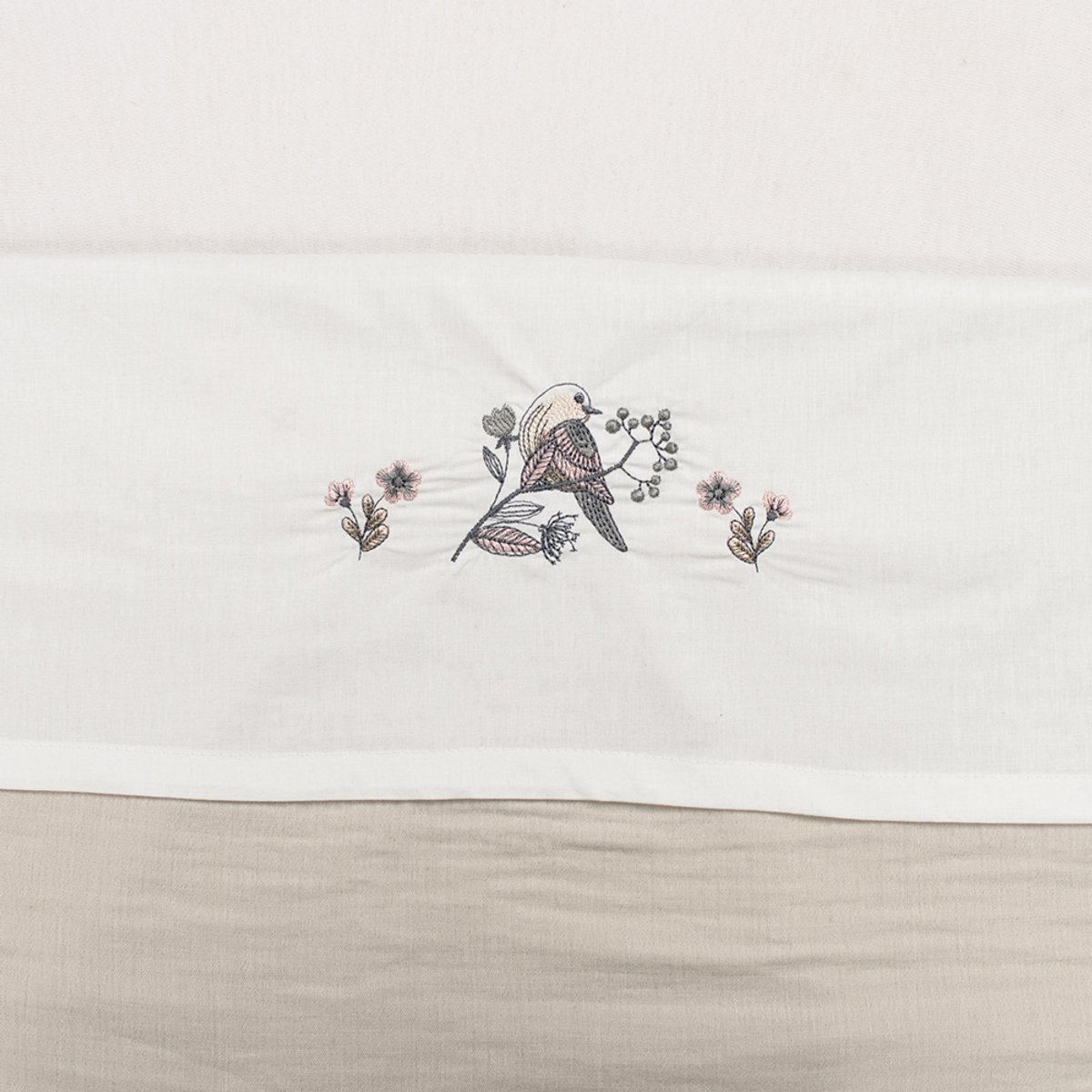 Funnababy Ledikantlaken 100x150 cm – Katoen – Geborduurde Print