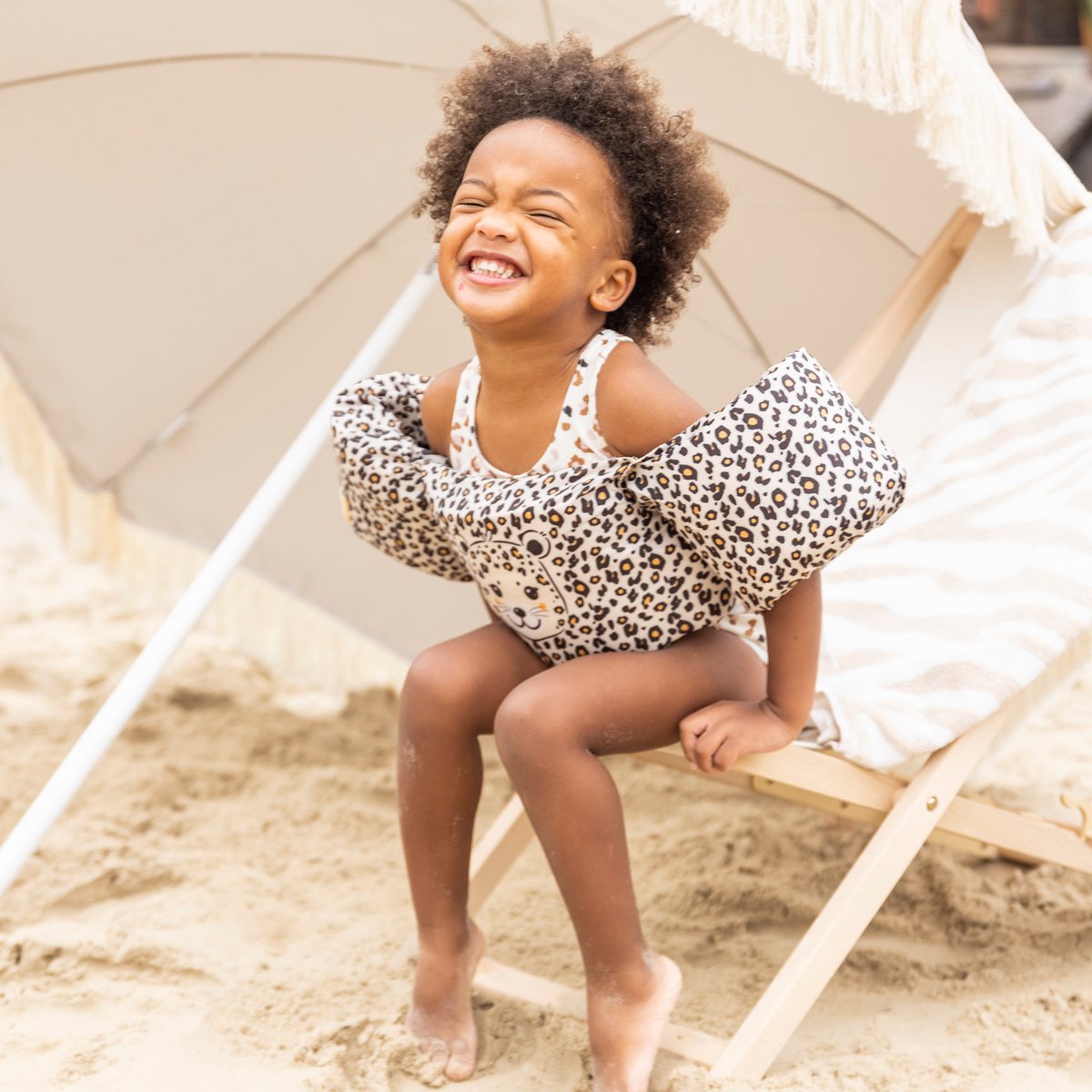 Swim Essentials Puddle Jumper - Beige - Safari Chique - 2/6 Jaar — afbeelding 6