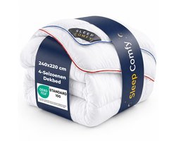 Sleep Comfy Thermo Balance Series - Hotel Kwaliteit 4 Seizoenen Dekbed - 240x220 cm - Anti Allergie Dekbed Met Twee Delen - 3 in 1 Dekbed - Comfort & Ademend - Lits-jumeaux & Tweepersoons Dekbed- Zomerdekbed & Winterdekbed