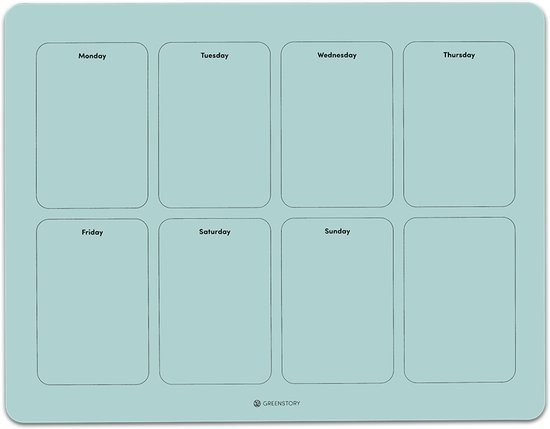 Weekplanner zelfklevend