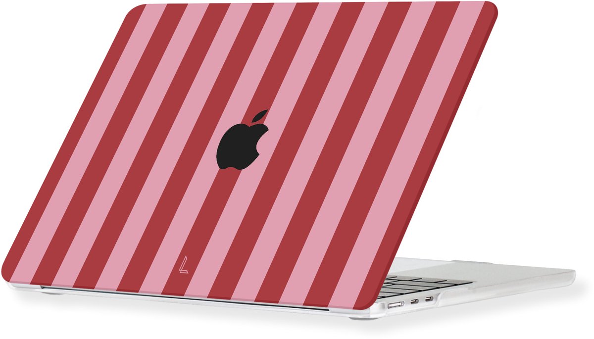 Lunso Geschikt voor MacBook Air 15 inch (2023-2026) cover hoes - case - Candy Floss
