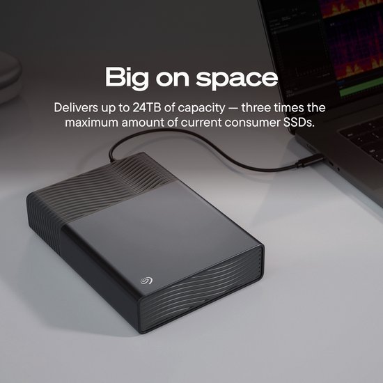 Seagate One Touch Desktop - Externe harde schijf - USB-C - Compatible met Windows en MacOS - 20TB van Seagate — afbeelding 3