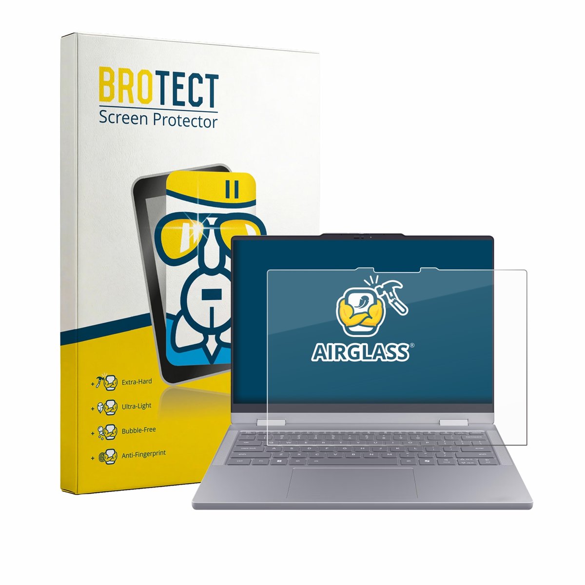 Screenprotector voor Lenovo ThinkBook 14 2-in-1 Gen 6 Beschermglas transparant