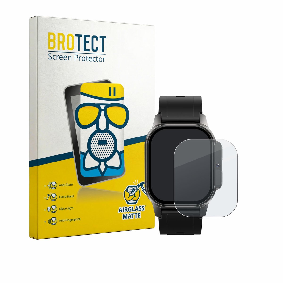 BROTECT - Screenprotector voor Domino Watch DM62 - Folie Beschermfolie Beschermglas matte
