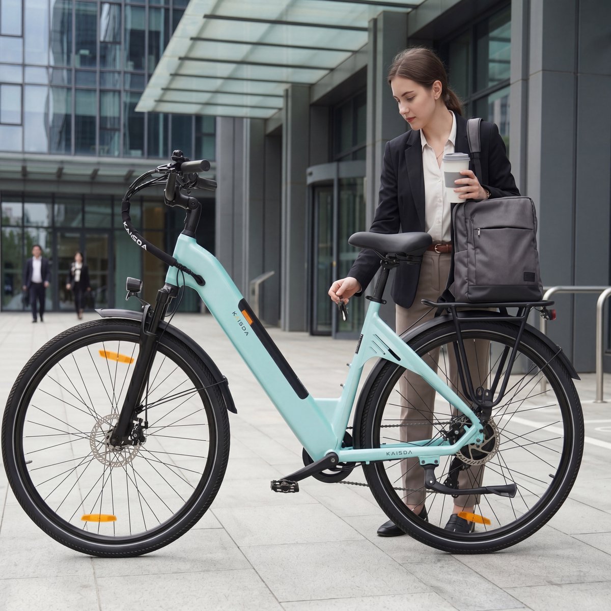 E-fiets 28" Unisex Aluminiumframe 150km Bereik 36V thumbnail 2