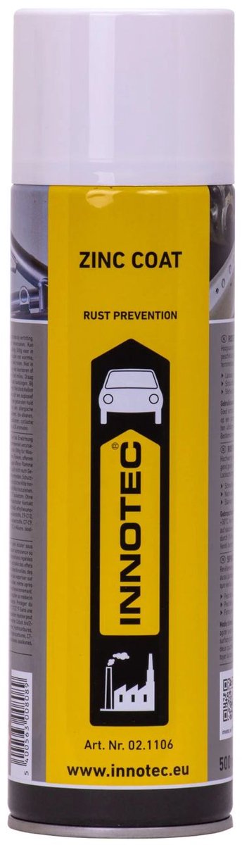 Innotec Zinc Coat 500ML Roestwerende coating