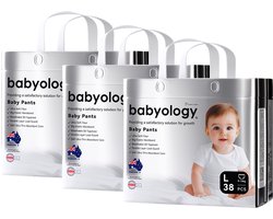 Luierbroekjes Maat 4 (9-14kg) - Premium Kwaliteit - 114 Stuks - Dermatologisch Getest - 12+ Uur Droog - Ultra Zacht en Ademend - Dubbele Anti Lek Bescherming - Megapack - REACH Getest