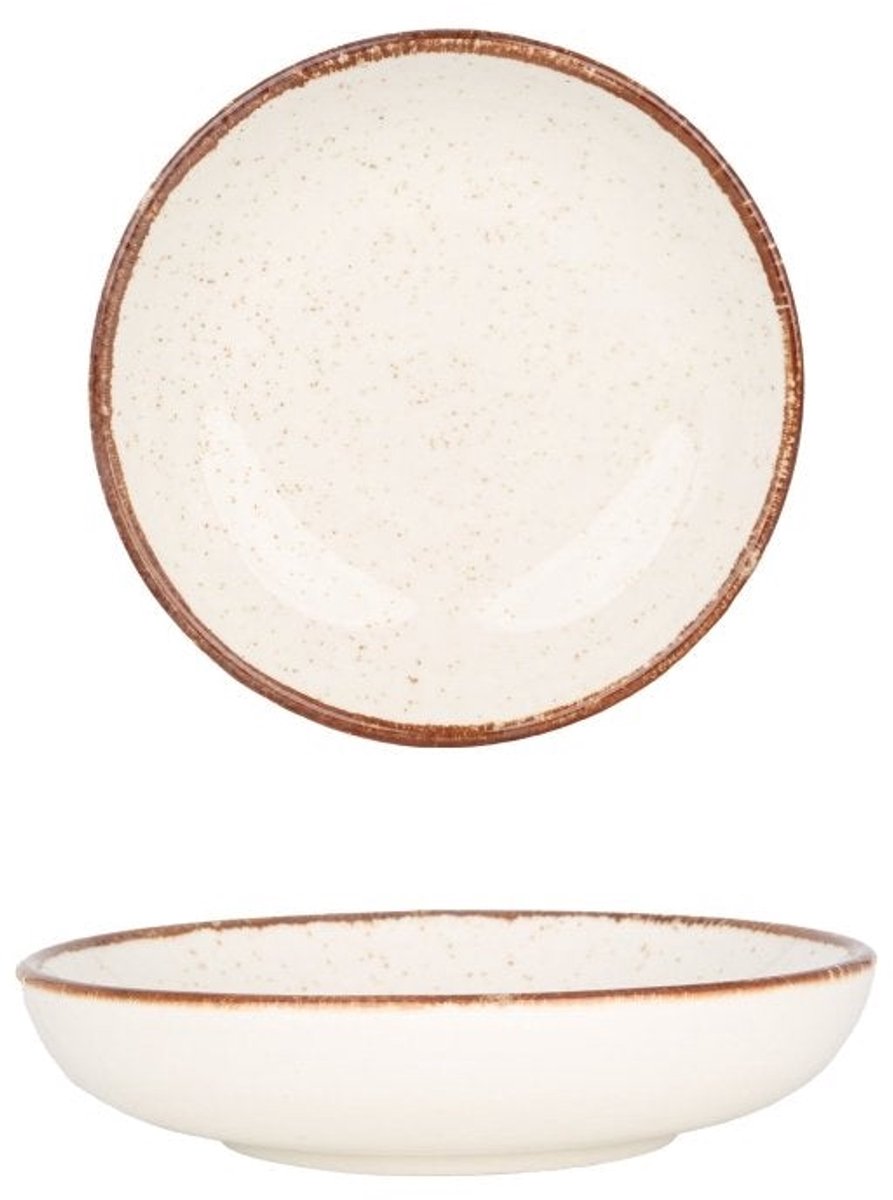 Rinart Serveerschaal - Brunilda - Porselein - 10 cm - set van 2