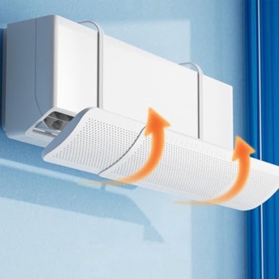 Luchtconditioner deflector voor wandgemonteerde airconditioning ...