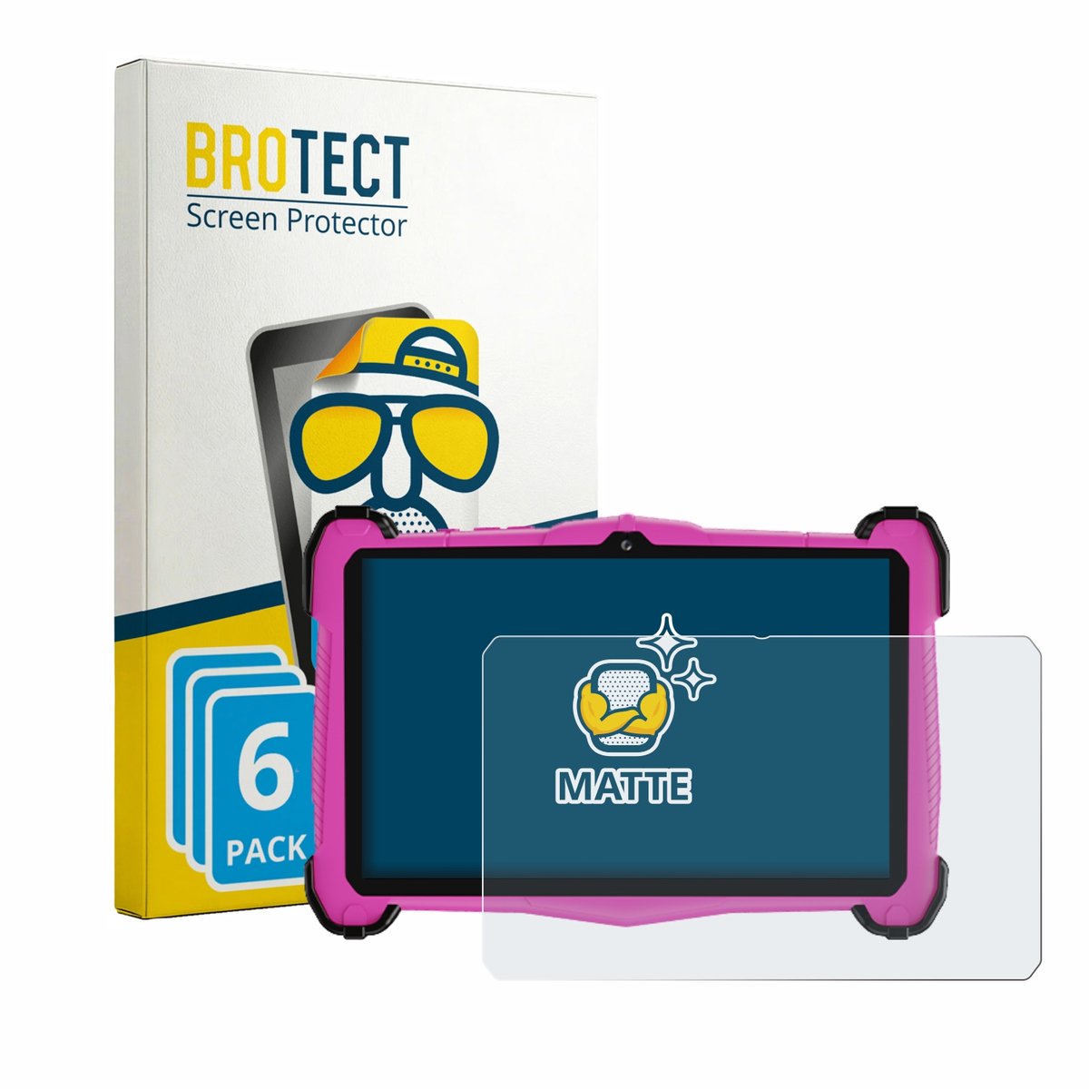 BROTECT - Screenprotector voor EagleSoar E_764_EEA-P - Folie Beschermfolie matte 6 Stuks