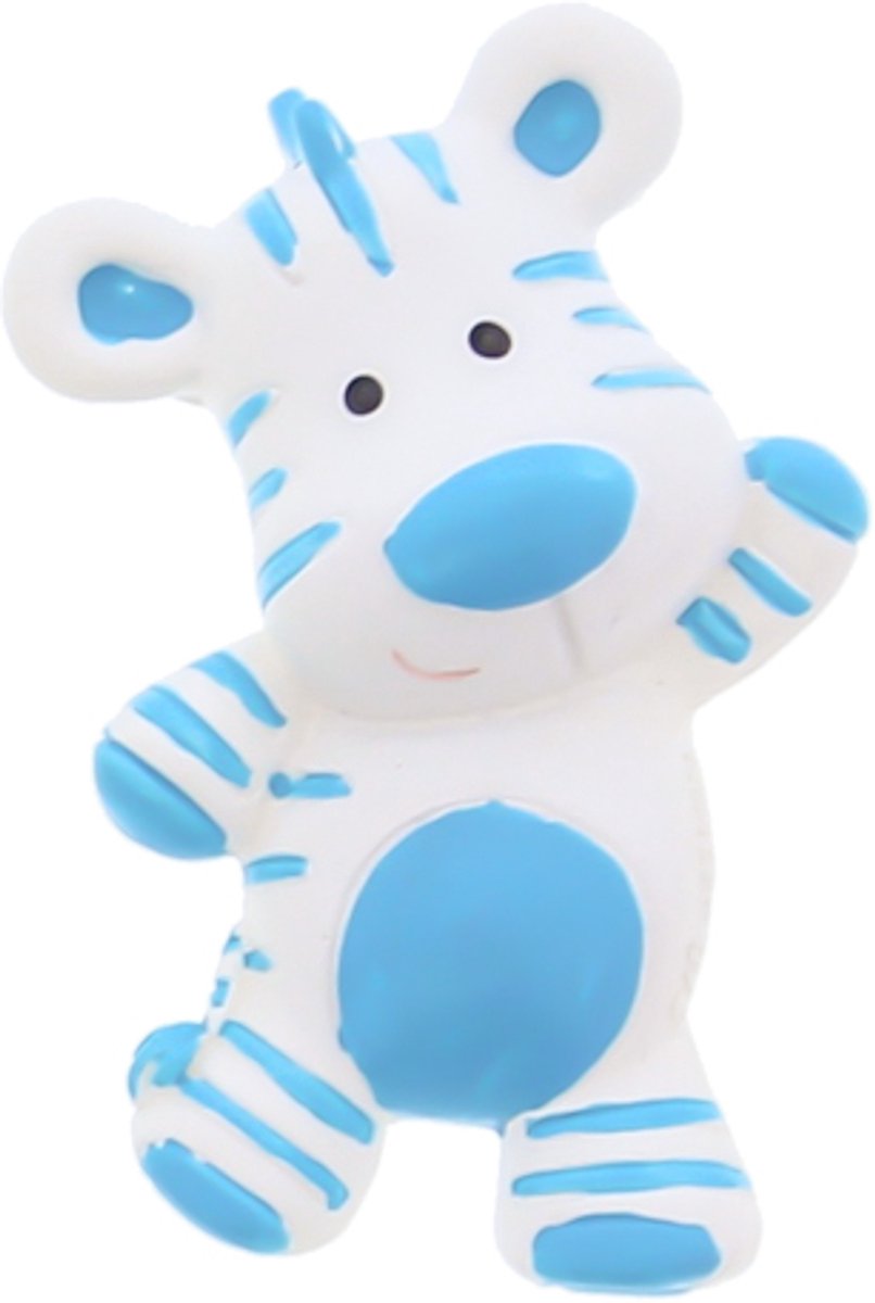 Zebra Punda magneet lichtblauw, 10 stuks