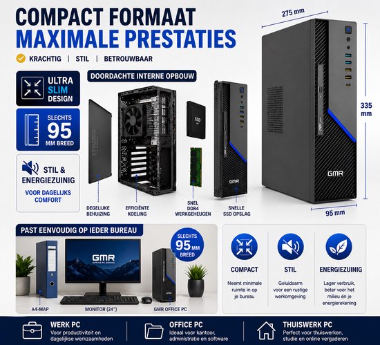 2011 Window Office Computer Office PC Intel Core i7 | 16GB RAM | 512GB SSD | Windows 11 Pro | WiFi ...