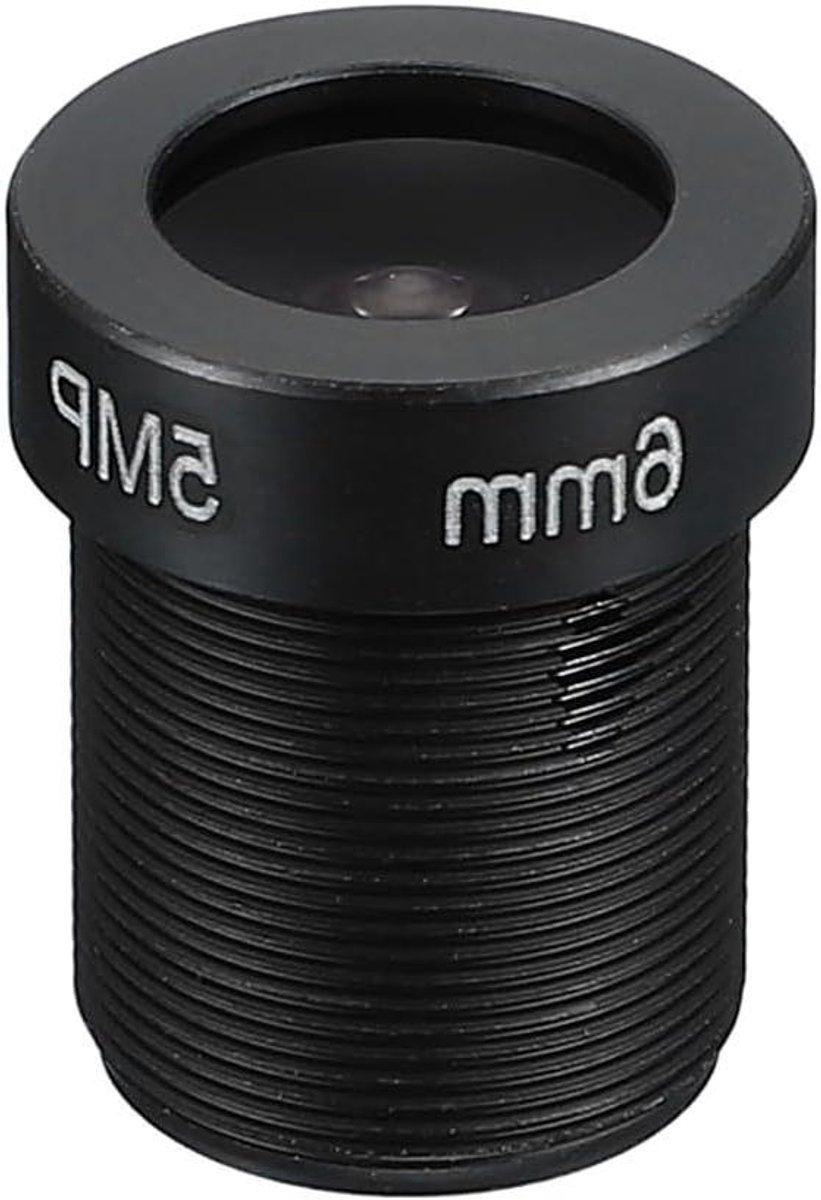 CCTV Camera Lens - Beveiligingscamera Lens Groothoek - Bewaking Opnemen - Industrieel Optisch Glas - 2.8mm F1.8 - Zwart