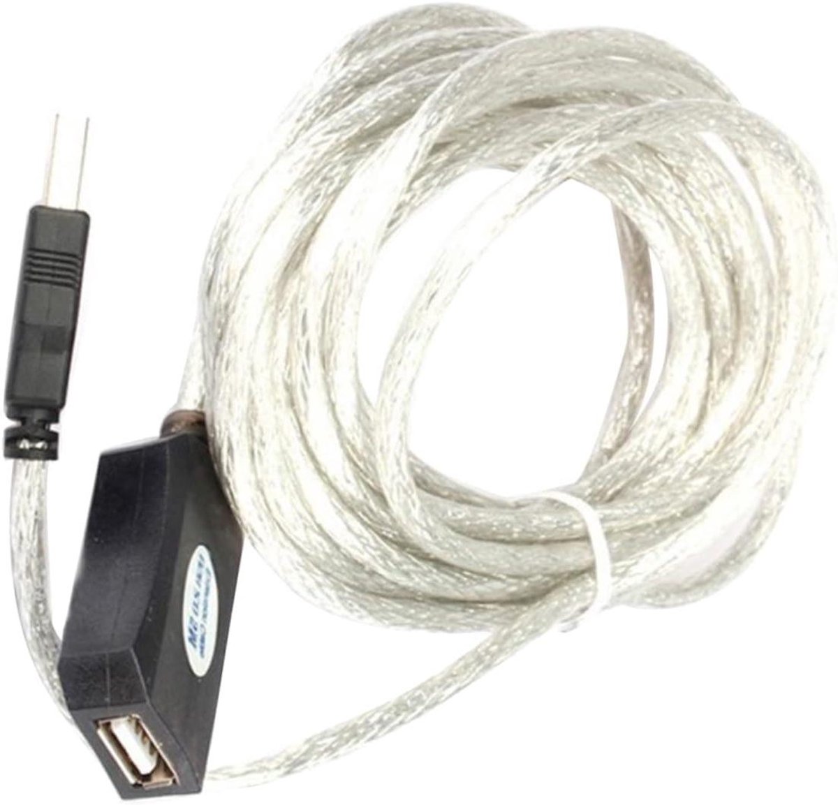 USB Verlengkabel - Verlenger Adapter - Apparaten Koppelen - Plug and Play - 5 Meter - Zwart