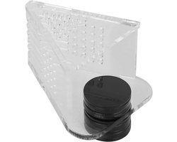 Aquarium Voederbak - Voercontainer Garnalen - Gericht Voeren - Magnetische Bevestiging - 8x6x6 cm - Transparant