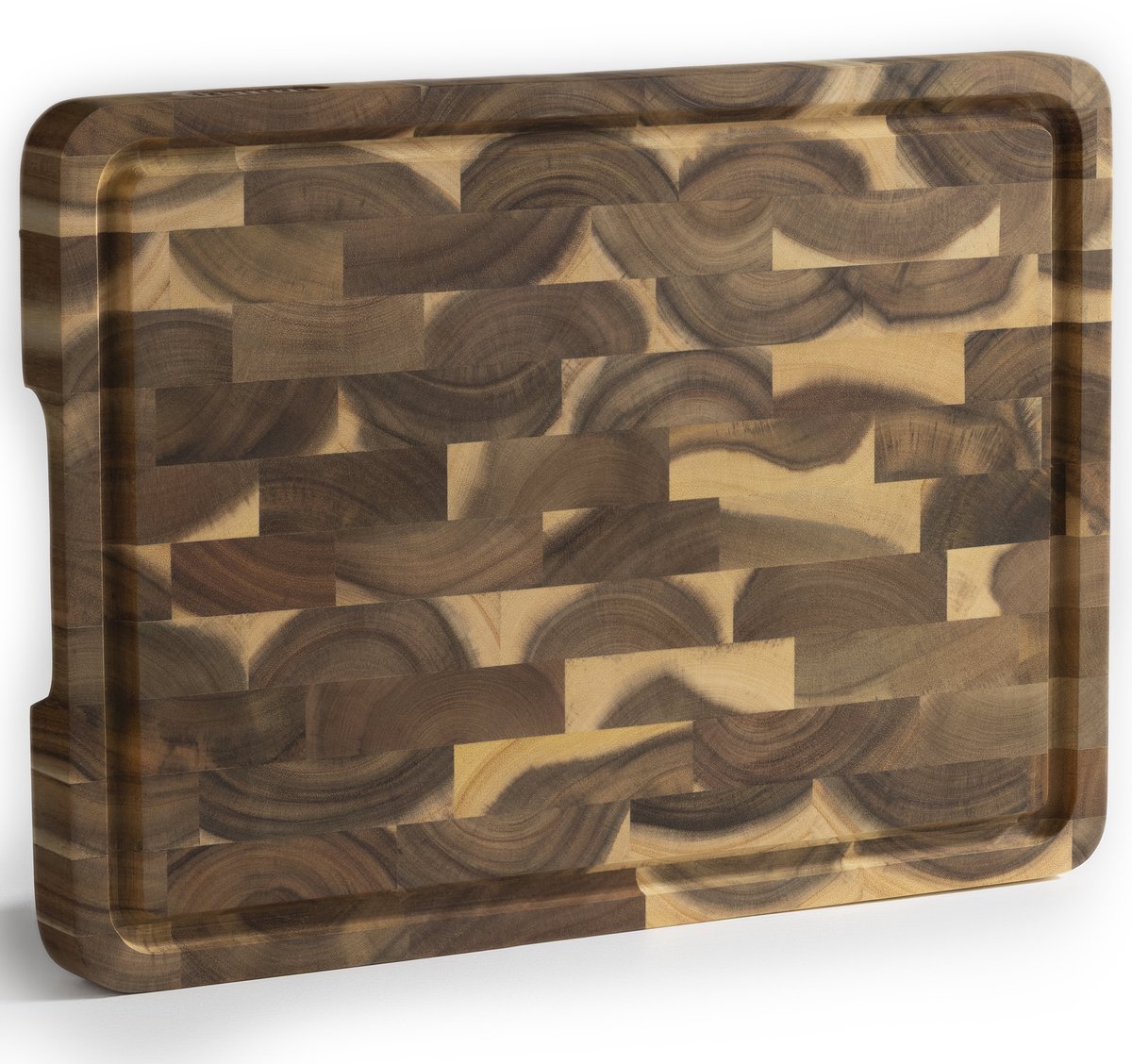 Namture Snijplank Hout Acacia L 33 x 24 cm – Extra Dik 2,5 cm – Premium Olie – Kopshout – Antislip