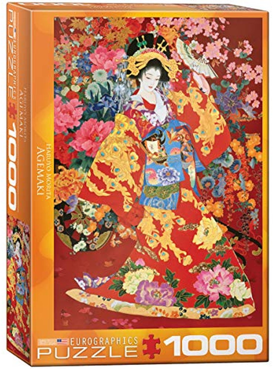 Kleurrijke Tin Puzzel 1000 Stukken - 48 x 68 cm