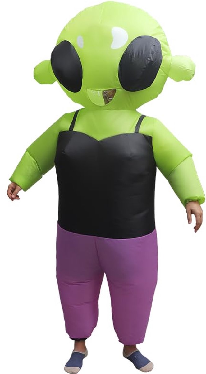 Opblaasbaar buitenaards kostuum voor volwassenen - Perfect voor Halloween en feesten