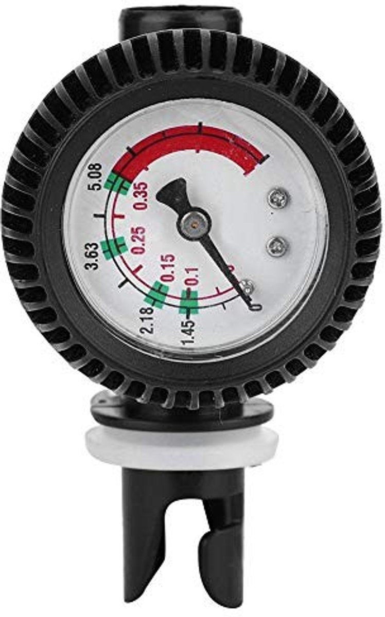 Cosensi- Luchtdrukmeter tot 0.6 bar - Drukmeter - Manometer - Duurzaam PVC - Slijtvast - Geschikt voor opblaasbare boten/kayaks
