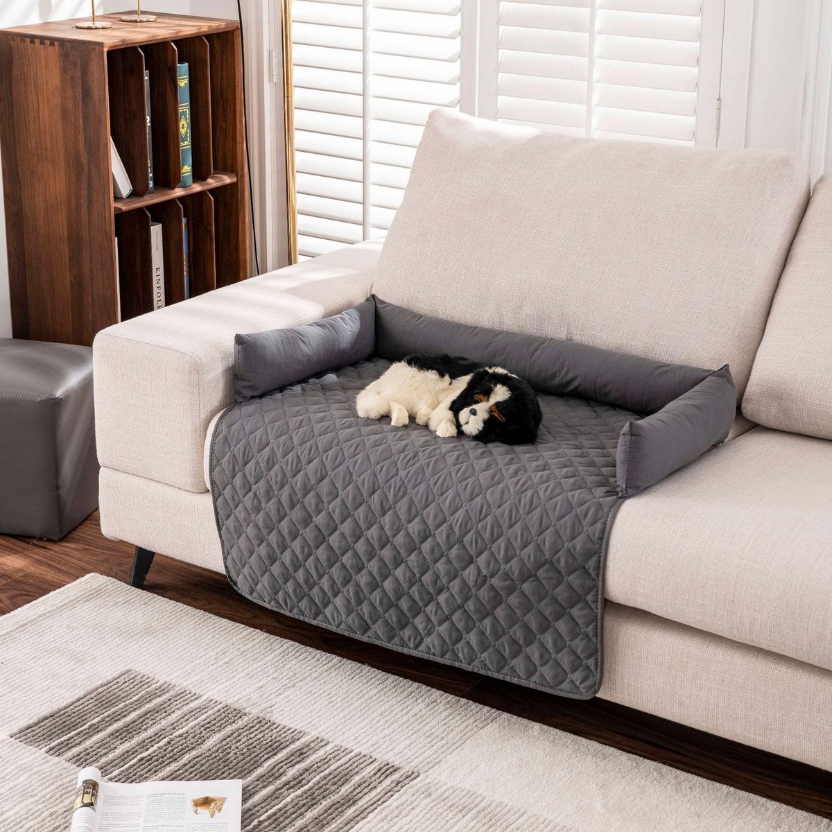 Cosensi- Hondenbankbed Koelmat - Hondenkussen - Antislip - Wasbaar - Opvouwbaar - 75 x 75 cm