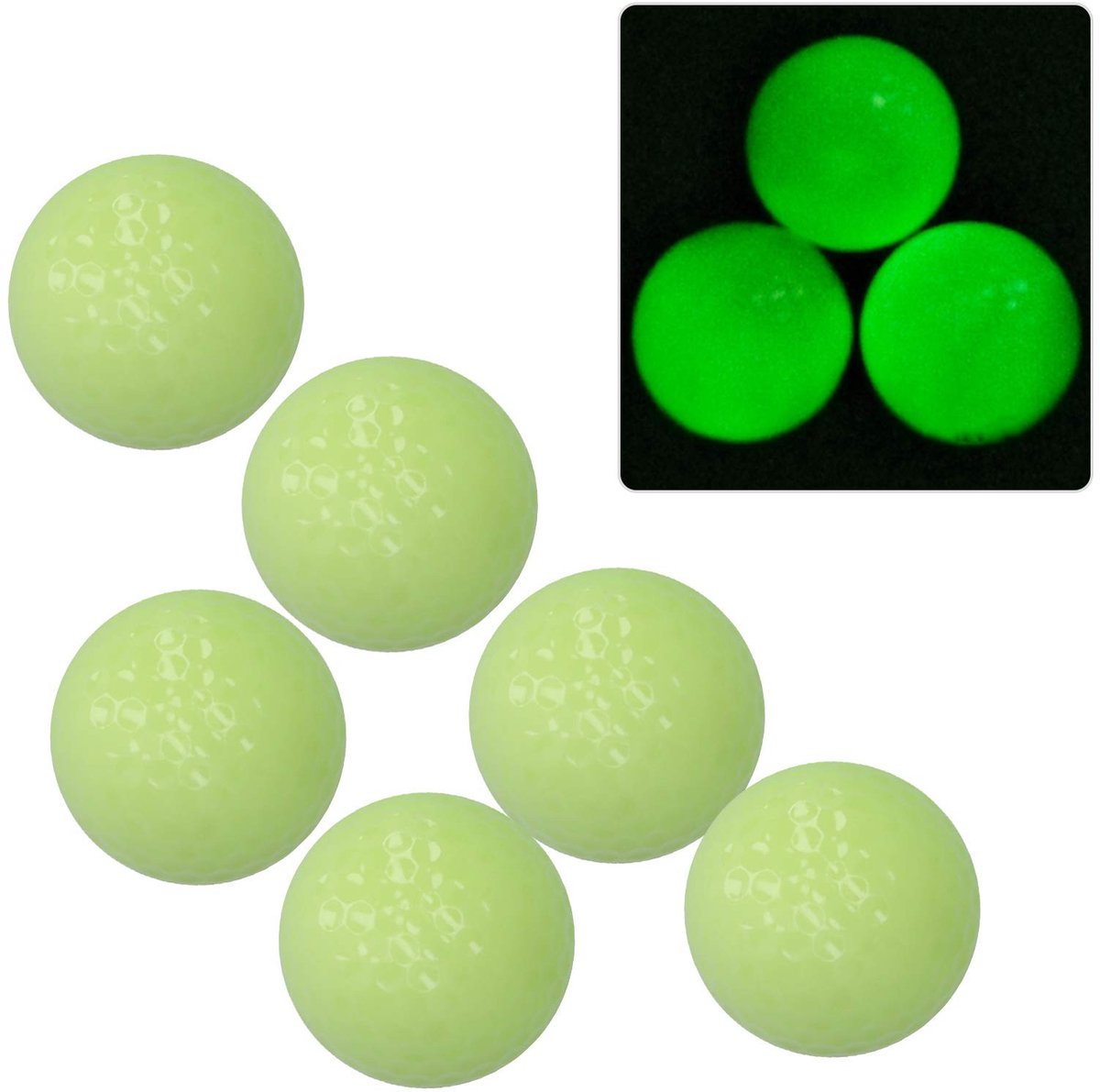 Cosensi - Set van 6 Lichtgevende Golfballen voor Nachtgolf